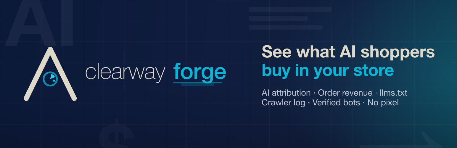Clearway Forge for WooCommerce