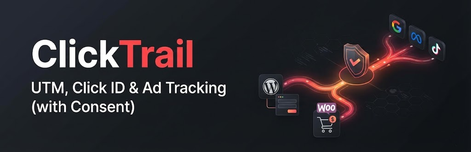 ClickTrail – UTM, Click ID & Ad Tracking (with Consent)