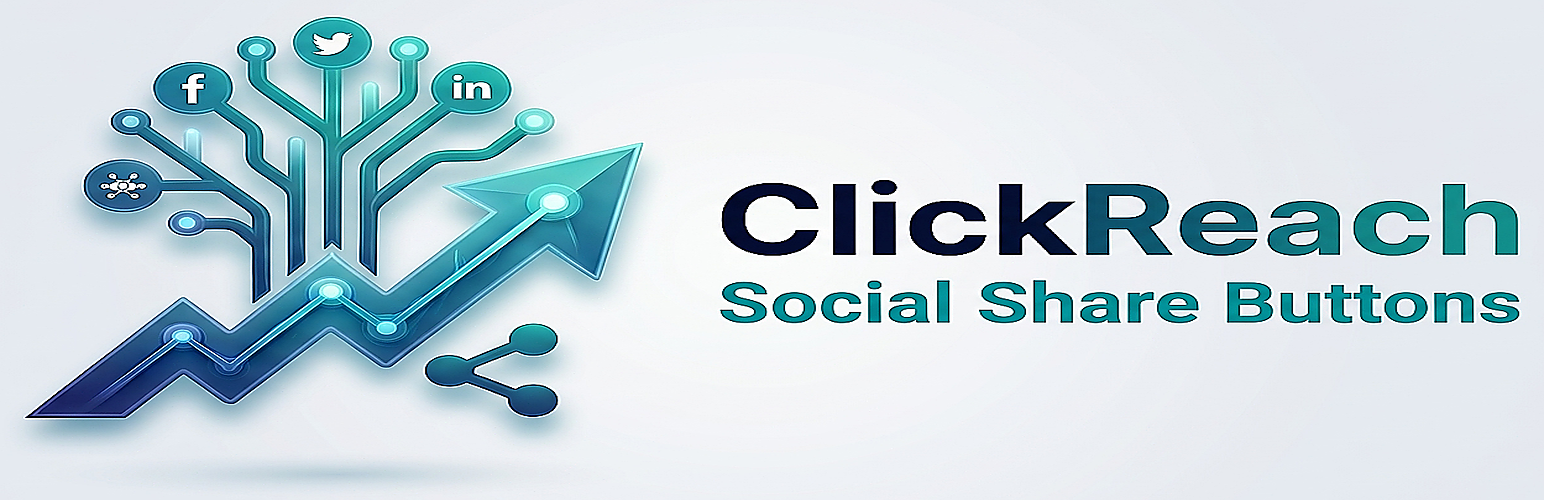 ClickReach – Social Share Buttons &amp; Counter