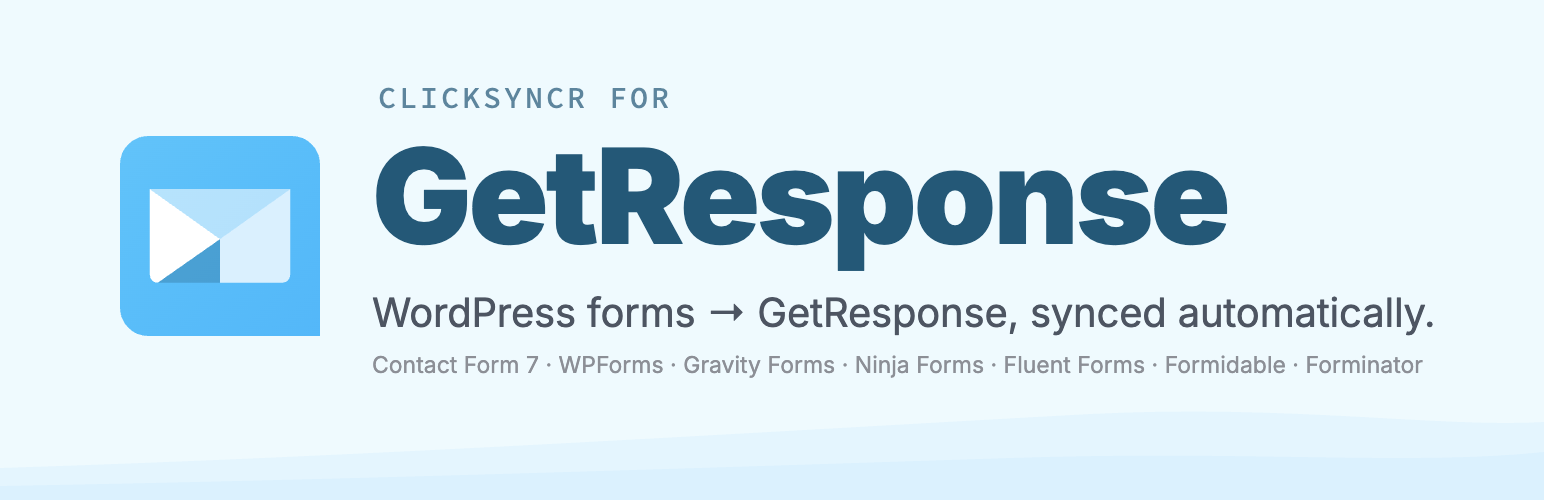 ClickSyncr for GetResponse