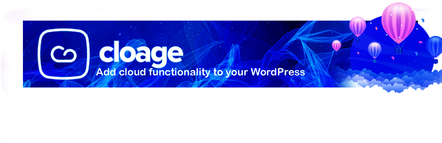 Cloage WordPress Plugin