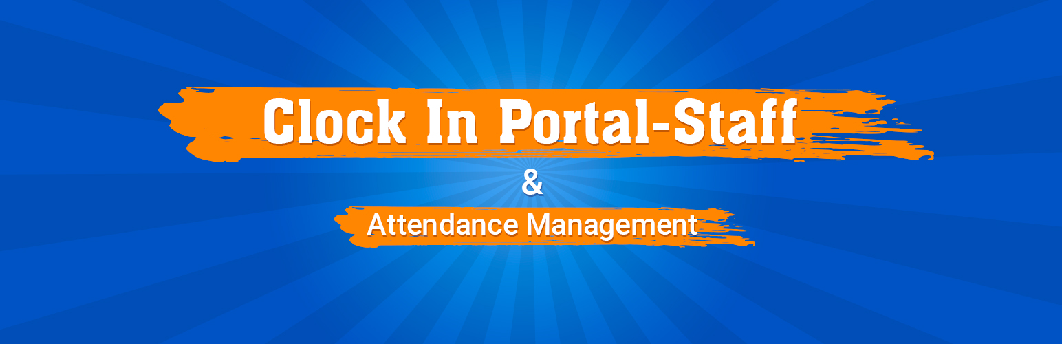 Clock In Portal- Staff & Attendance Management