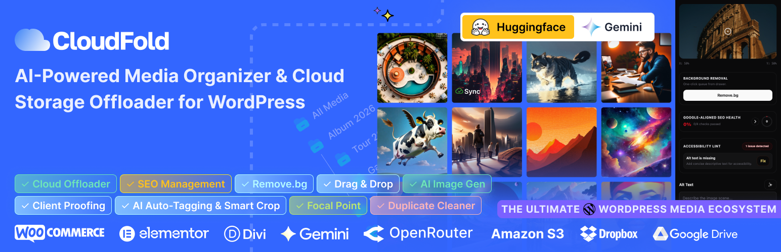 CloudFold Lite – AI-Powered Media Organizer & Cloud Storage Offloader