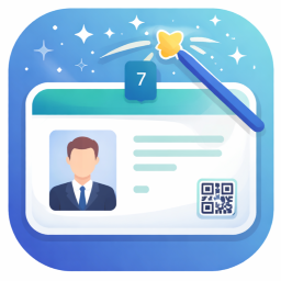 Cloudi7 ID Card Generator Icon