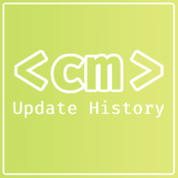 CM Update History logo