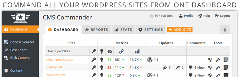 Product image for CMS Commander – Manage Multiple Sites.