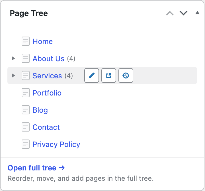 The tree on your dashboard, ready the moment you log in.