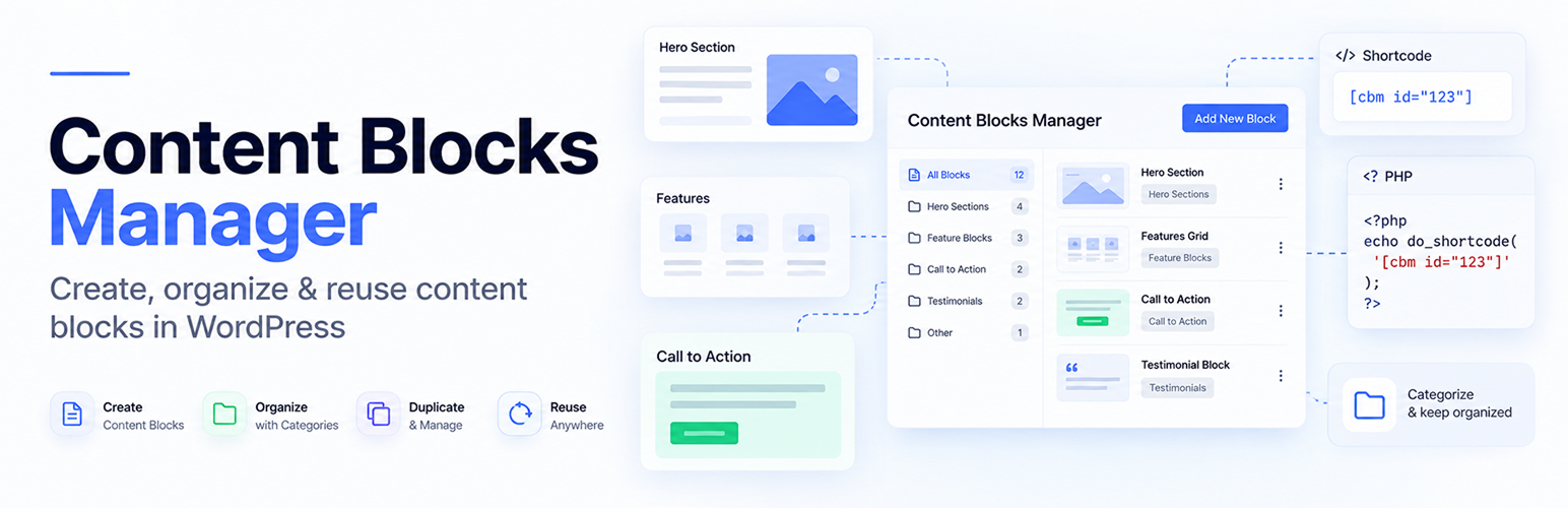 Coaderhub Reusable Blocks