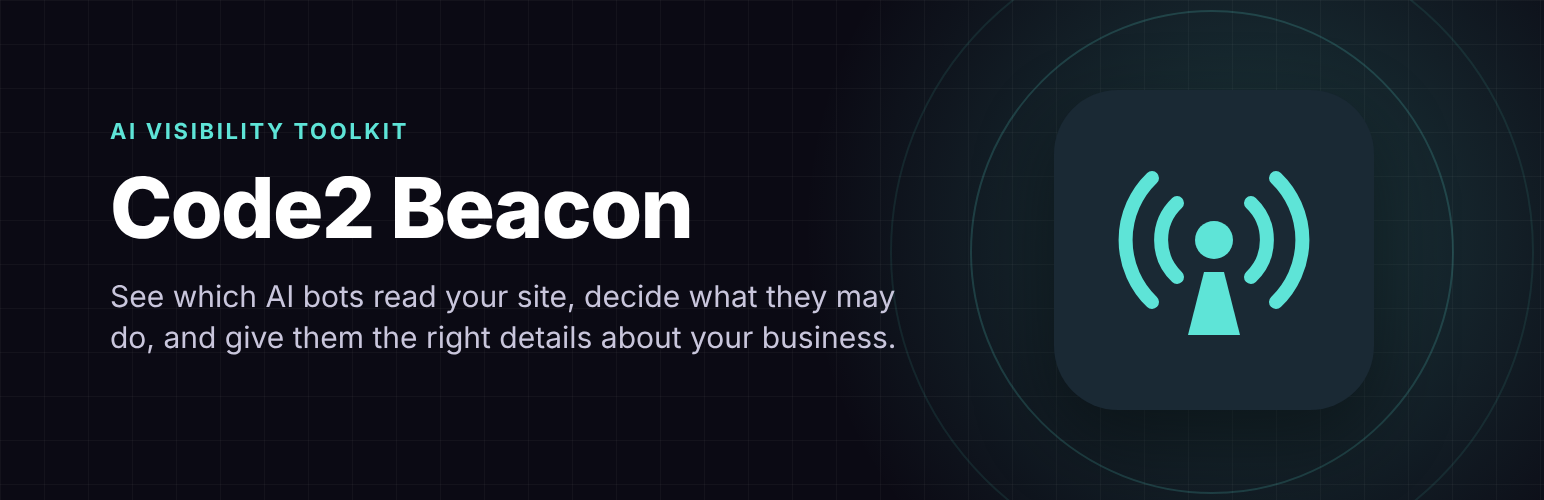 Code2 Beacon – AI Visibility Toolkit preview