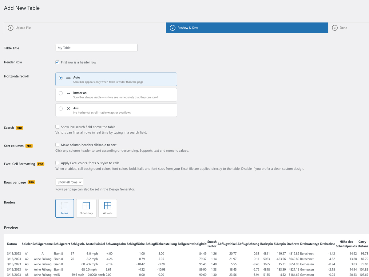 CodeDE Table Import/Export for Excel &amp; CSV