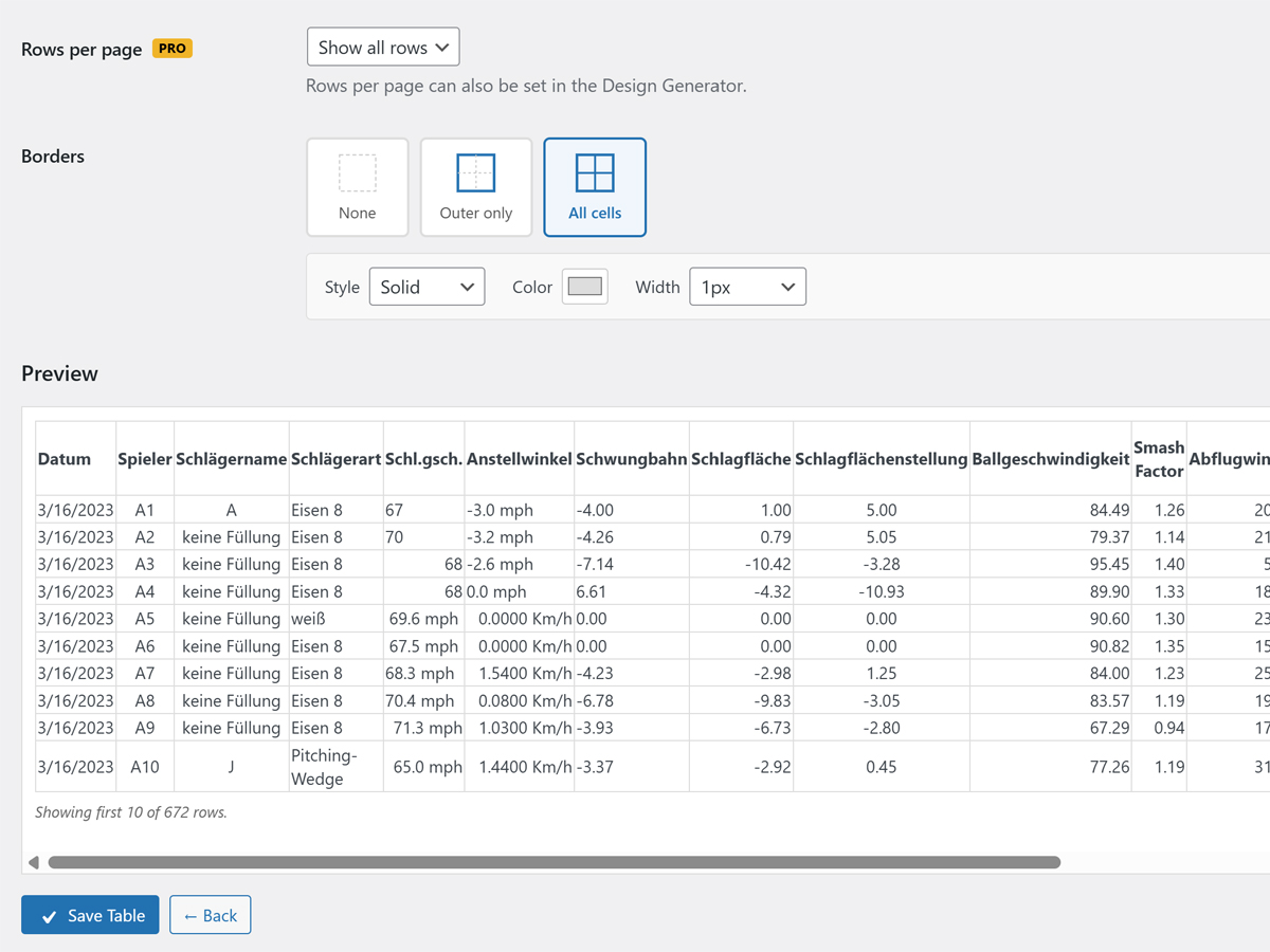 CodeDE Table Import/Export for Excel &amp; CSV
