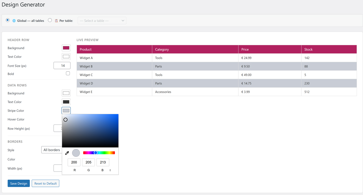 CodeDE Table Import/Export for Excel &amp; CSV