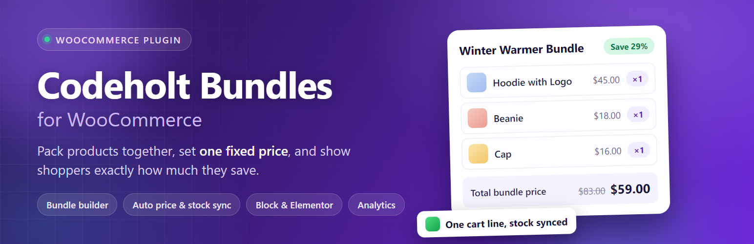 Codeholt Bundles for WooCommerce