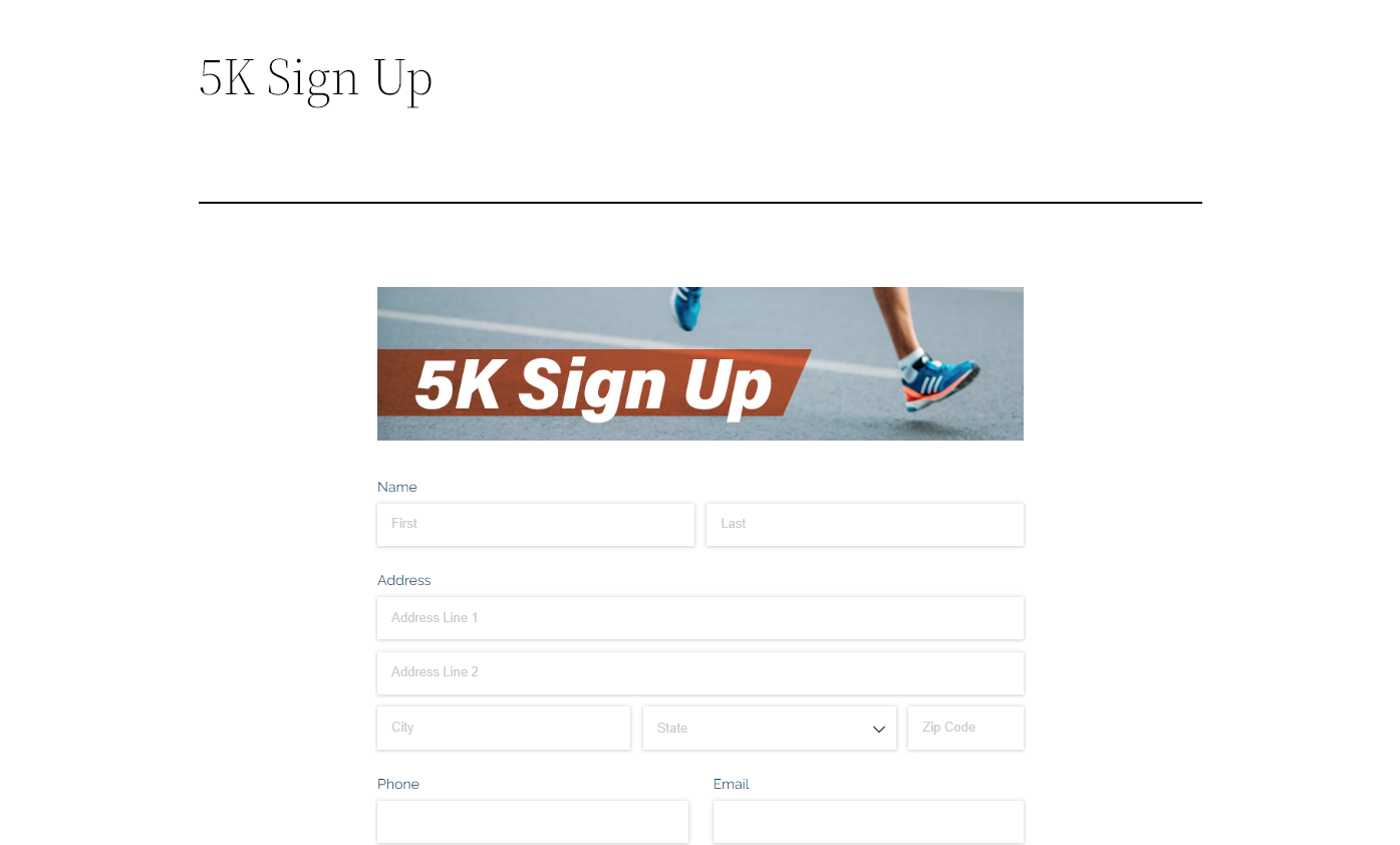 Preview or publish to see your form in action!