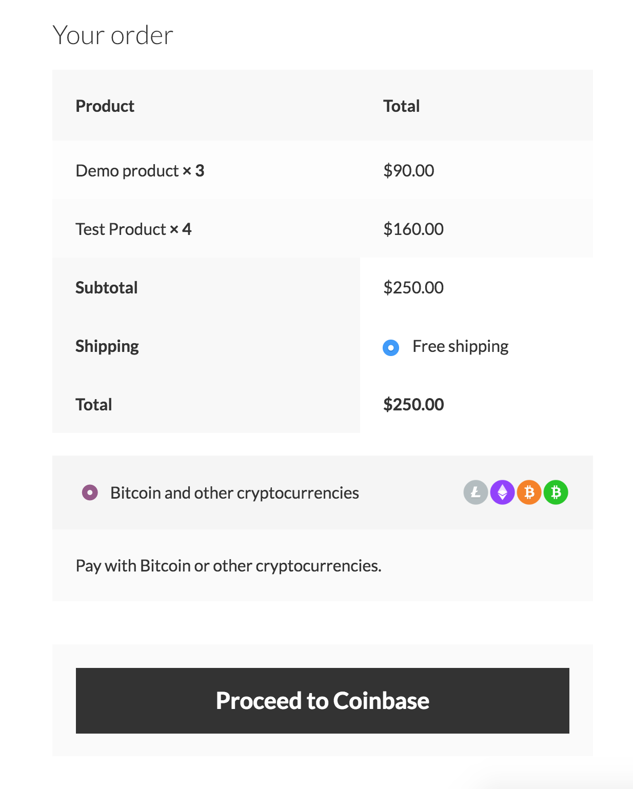 How to make a bitcoin payment with coinbase