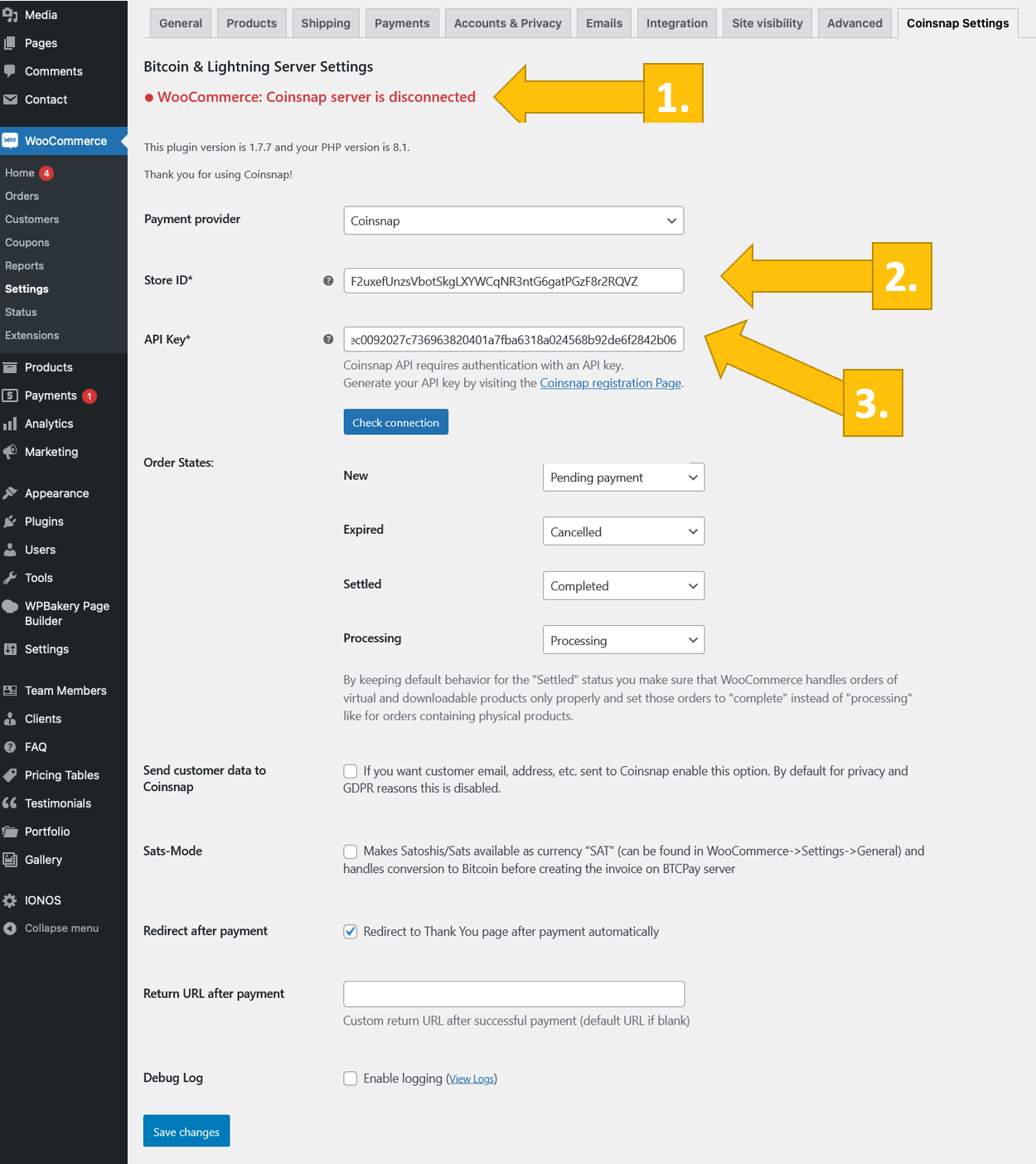 Bitcoin payment for WooCommerce