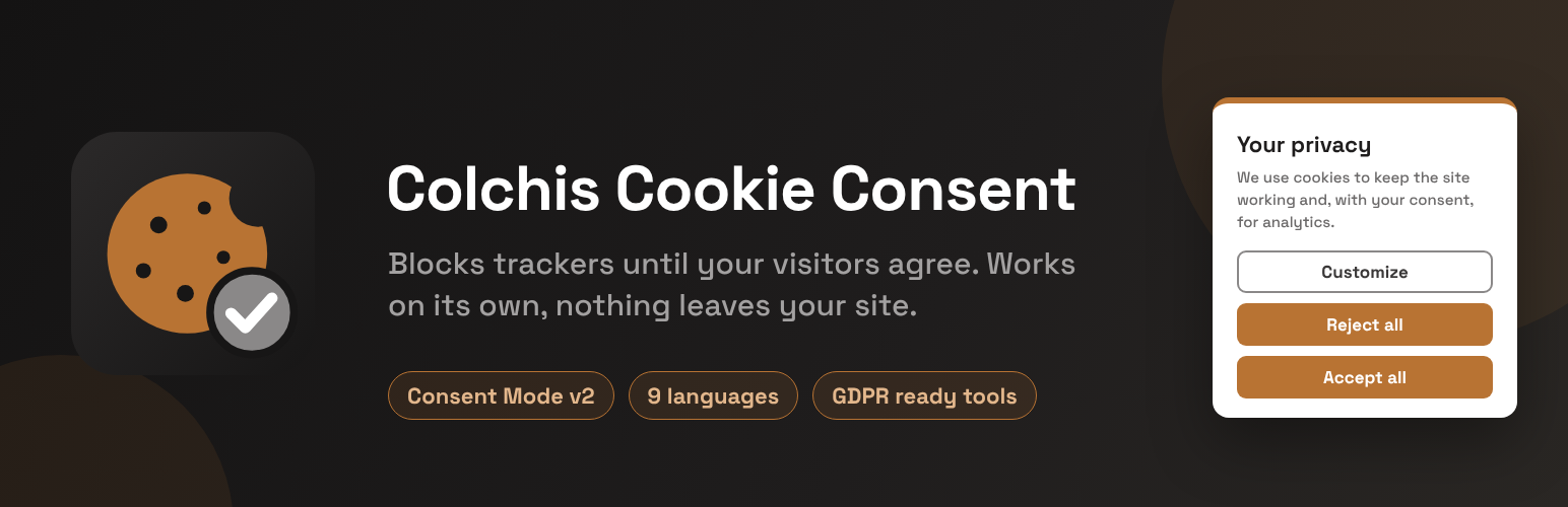WordPress 外掛 Colchis Cookie Consent 的封面圖片