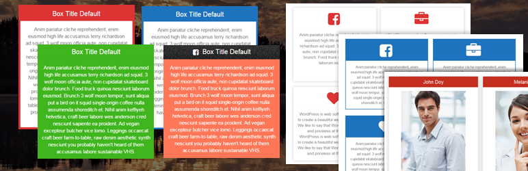 Colorbox Panels & Info Box
