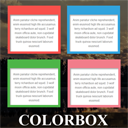 Colorbox Panels &amp; Info Box