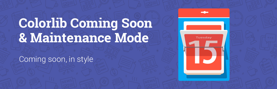 Product image for Coming Soon & Maintenance Mode by Colorlib.