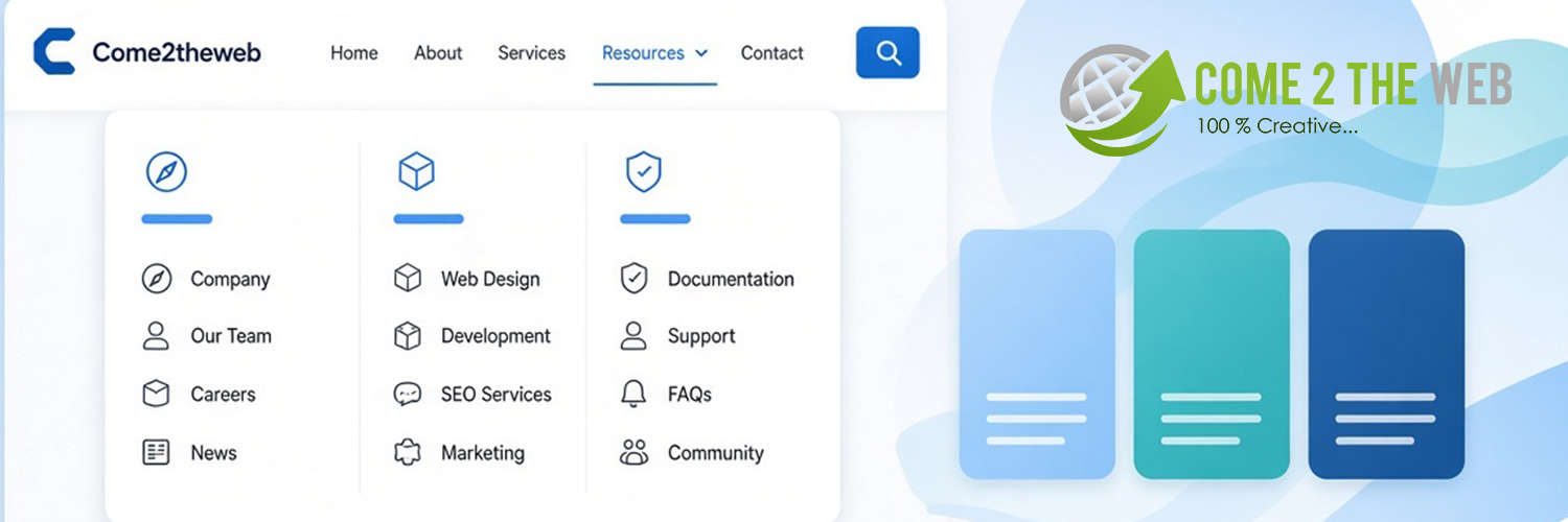 WordPress 外掛 Come2theweb Multi-Column Menu 的封面圖片