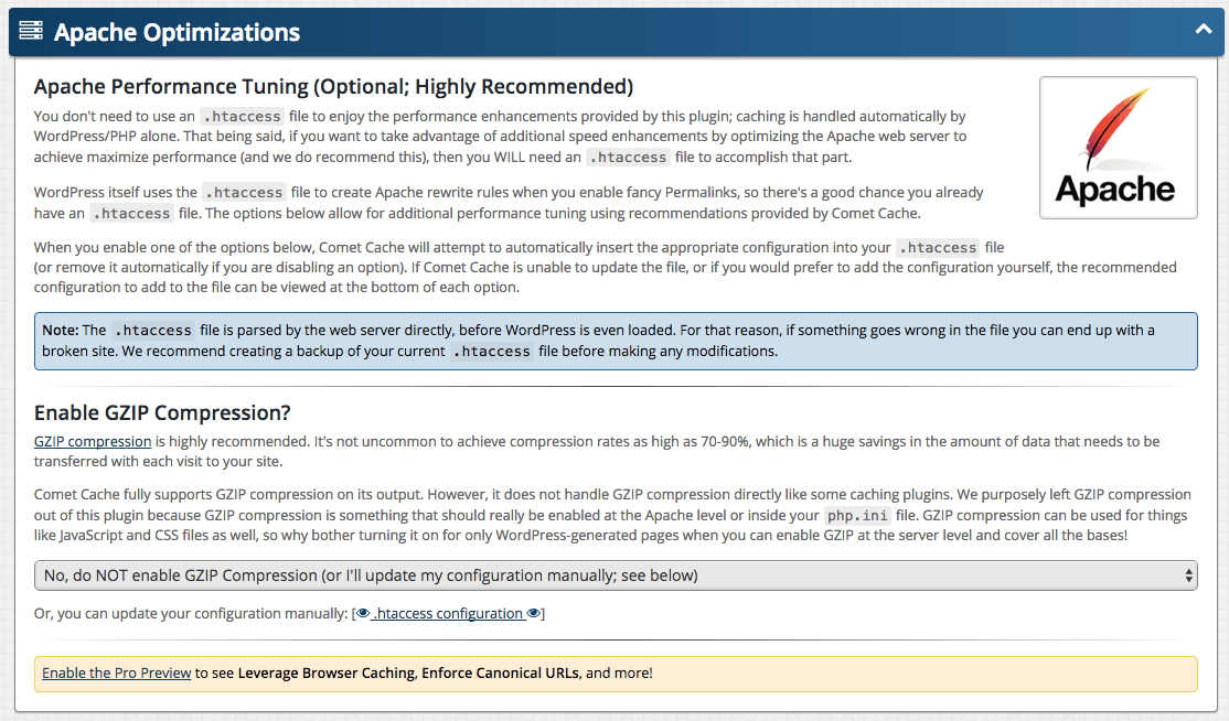 Apache Optimizations