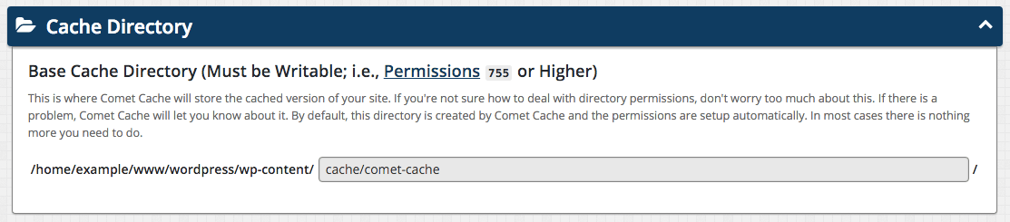 Cache Directory