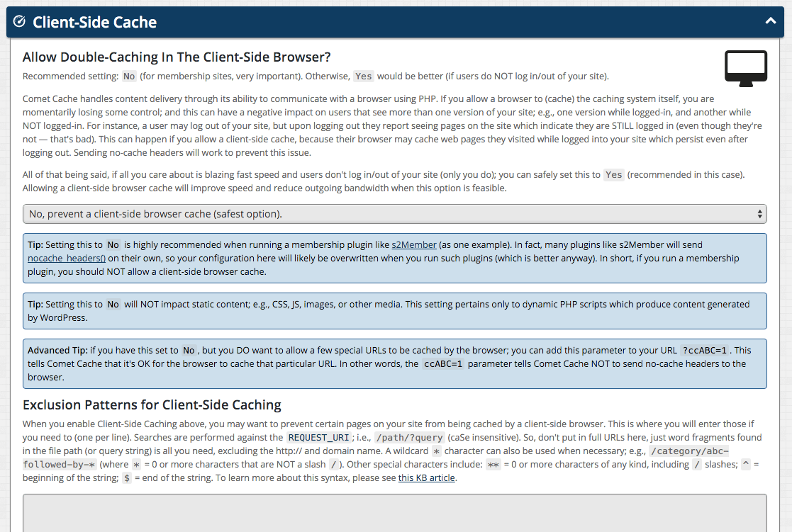 Client-Side Cache