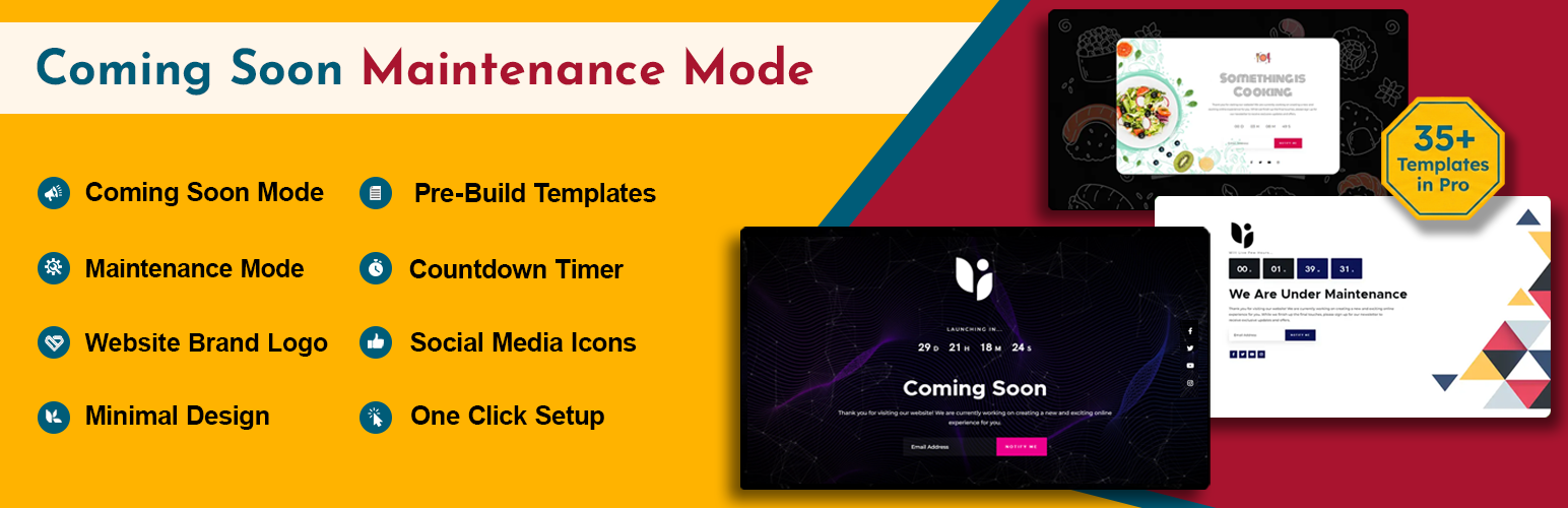Coming Soon Maintenance Mode
