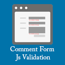 Comment Form Js Validation Icon