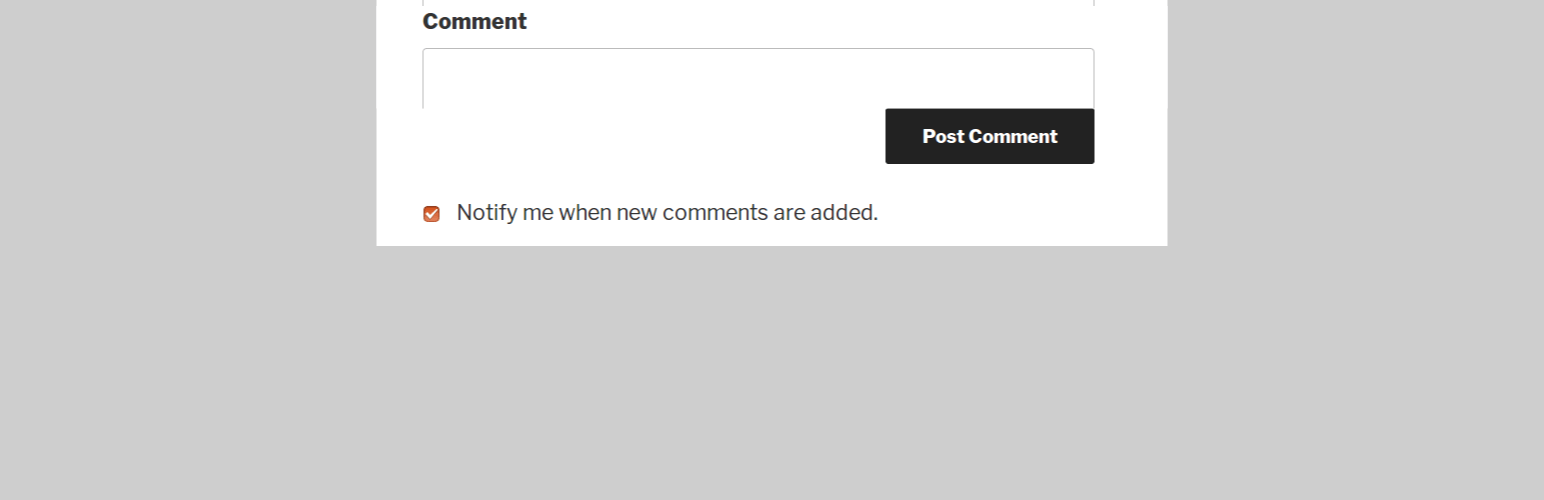WordPress 外掛 Lightweight Subscribe To Comments 的封面圖片。