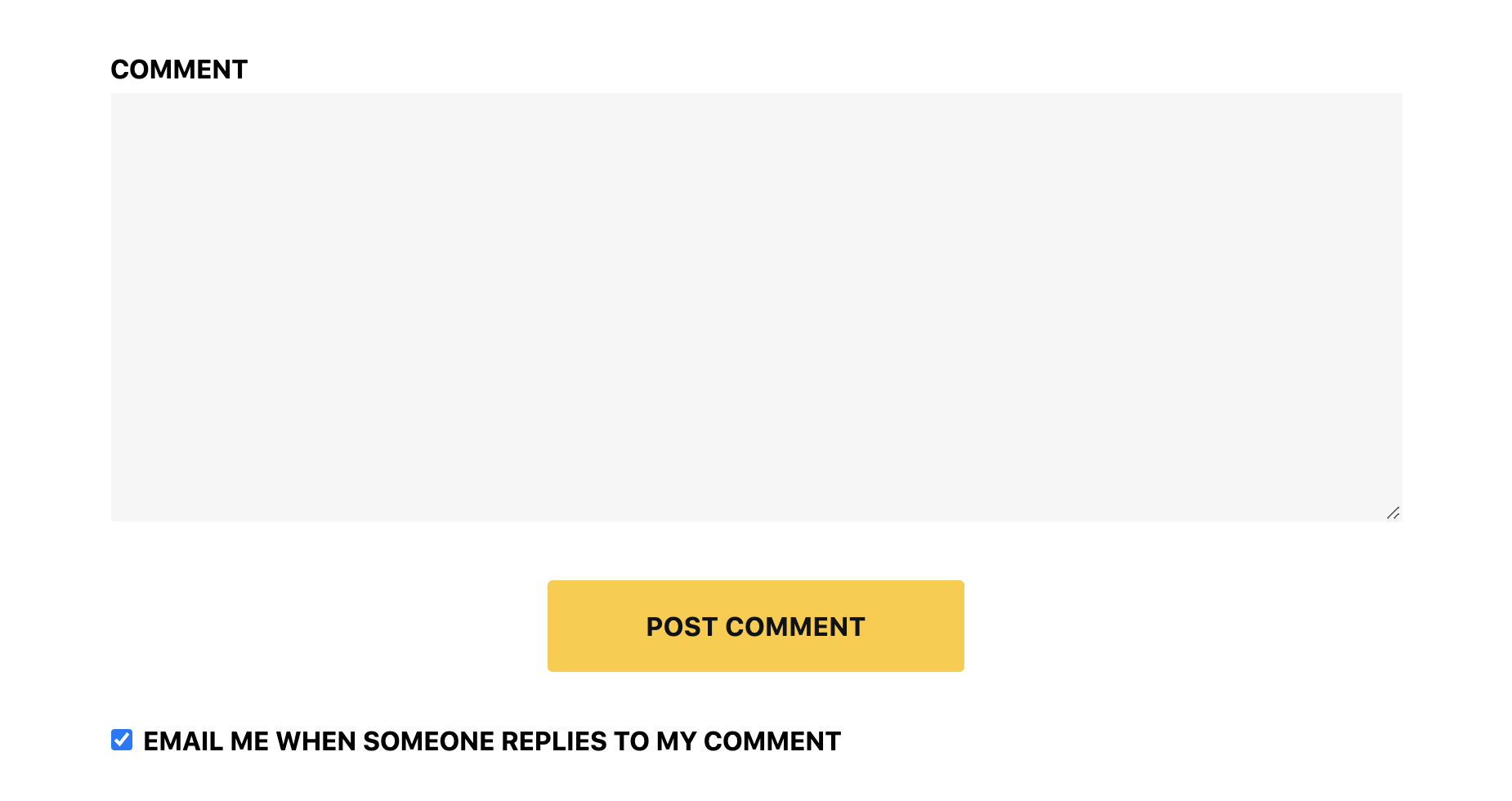 Checkbox opt-in on frontend.