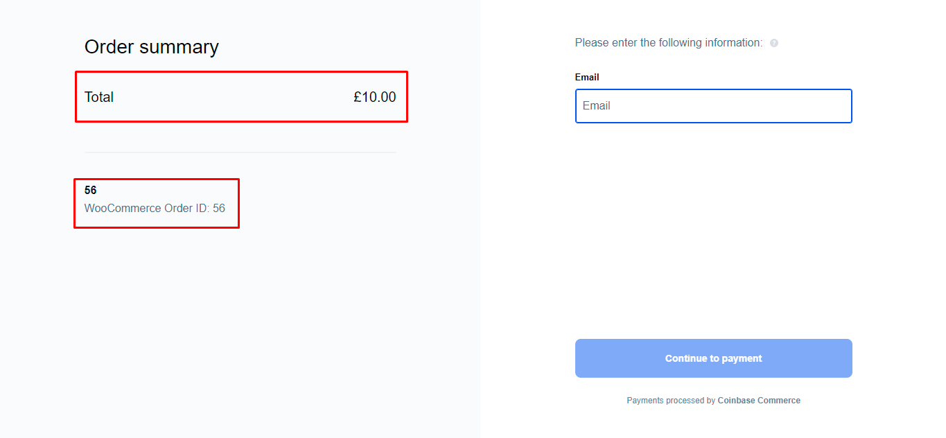 Coinbase Commerce – Crypto Gateway for WooCommerce