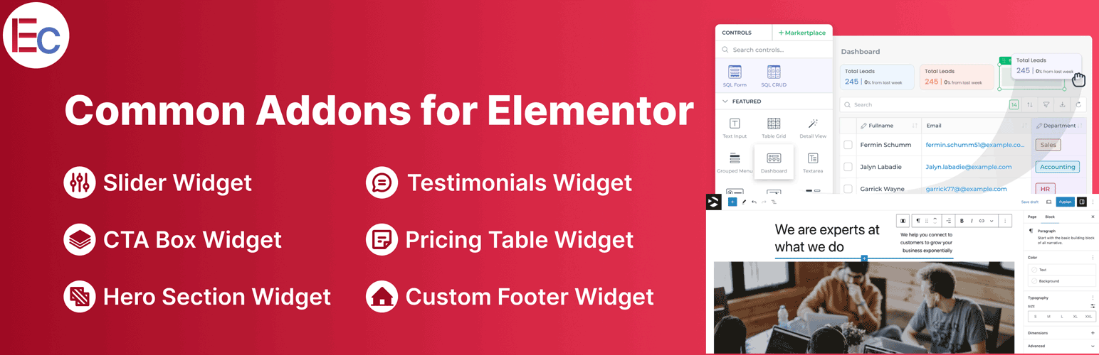 Common Addons for Elementor by Xpertcodes
