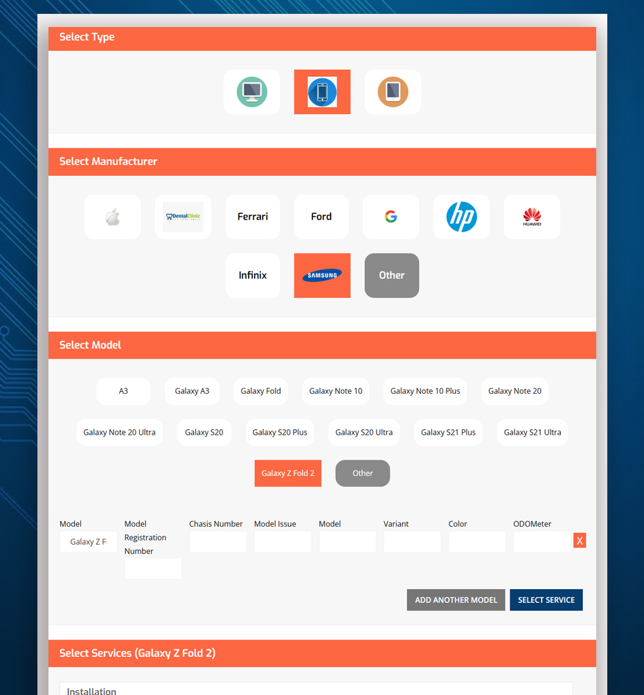 Booking Form