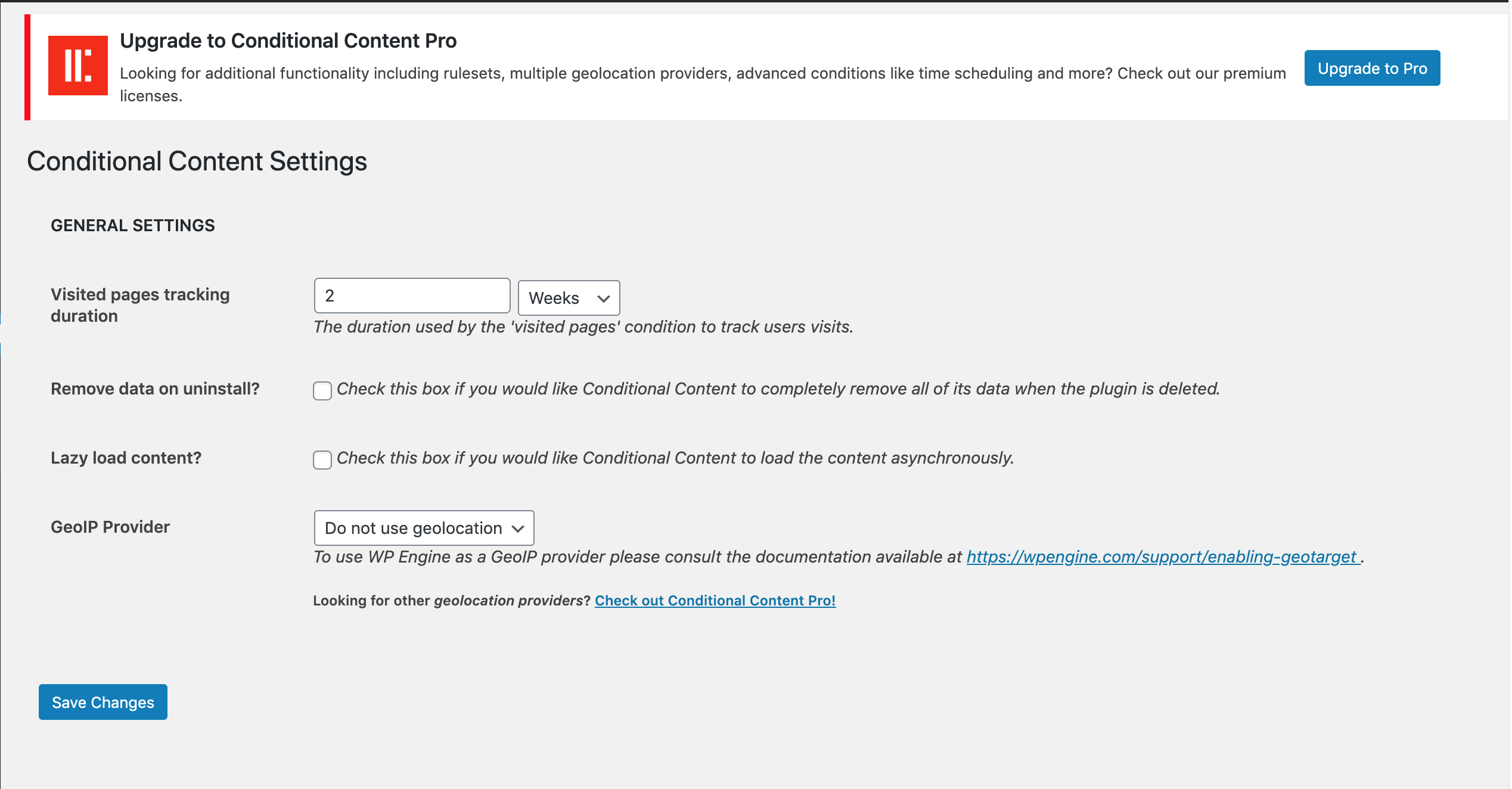 Conditional Content by Crowd Favorite