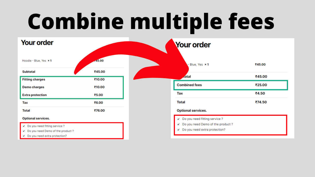 Conditional cart fee / Extra charge rule for WooCommerce extra fees