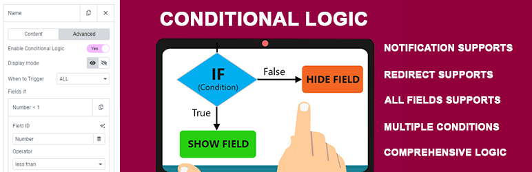 Elementor Forms Conditional Logic