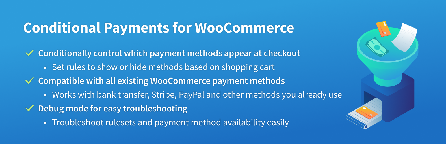 WordPress 外掛 Conditional Payments for WooCommerce 的封面圖片