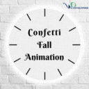 Confetti Fall Animation Icon