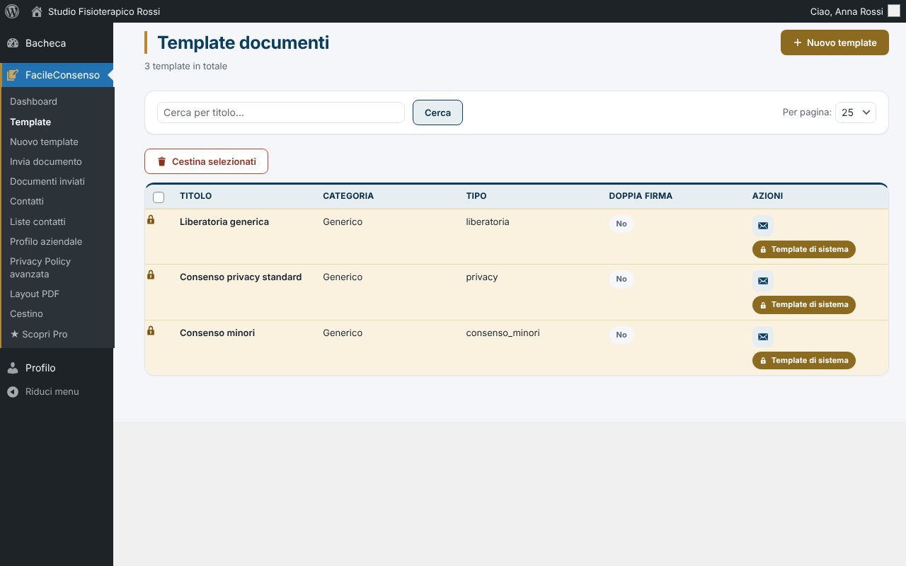 Ready-to-use document templates