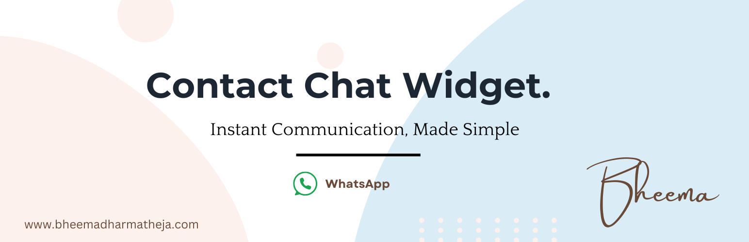 Contact Chat Widget