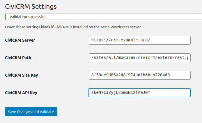 Contact Form 7 CiviCRM integration