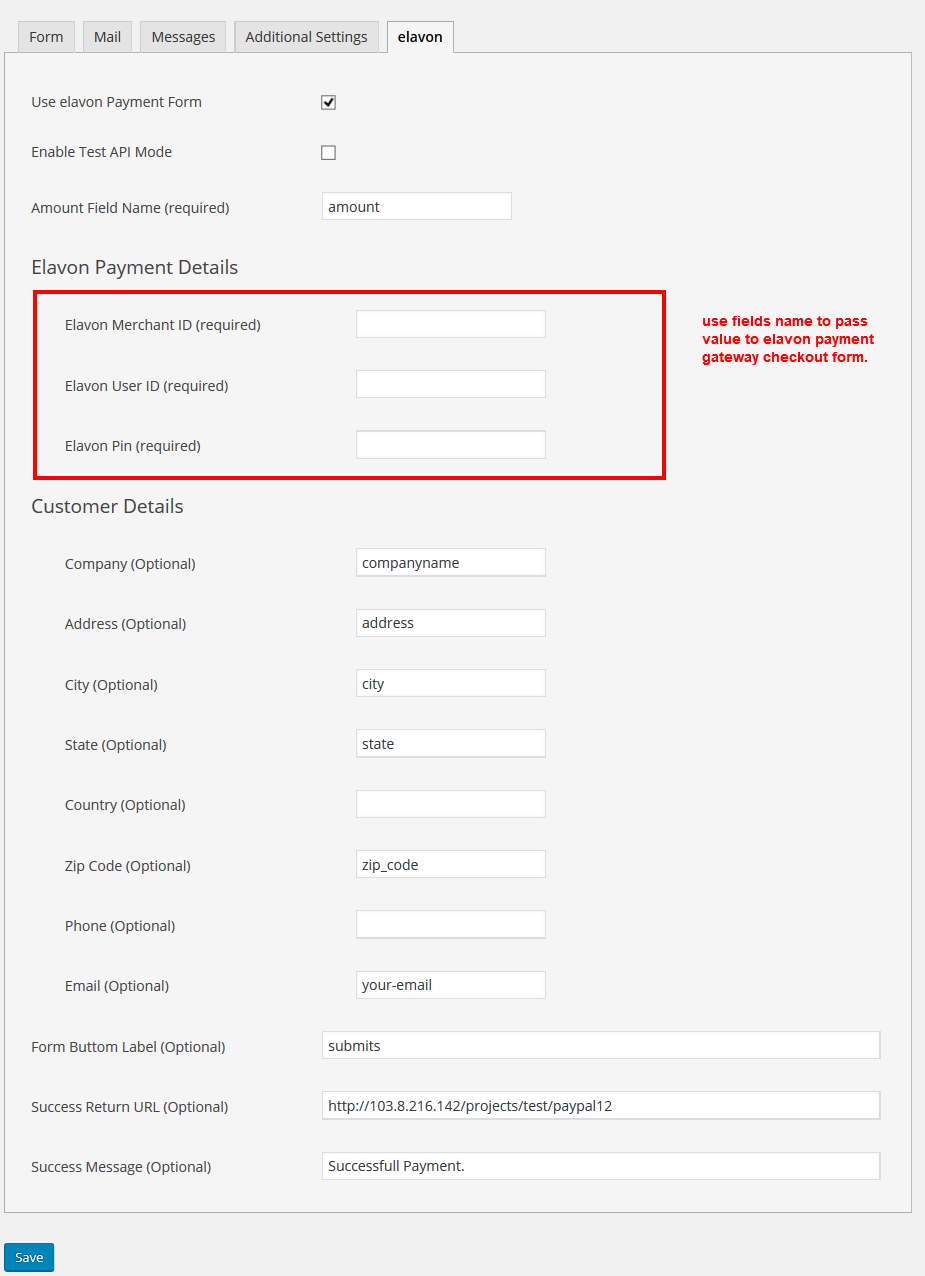 Screenshot 'screenshot-1.png' shows all the possible options available for this plugin.