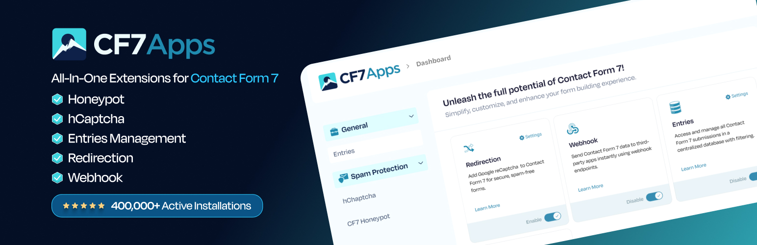 CF7 Apps – [Honeypot and hCAPTCHA for Contact Form 7]