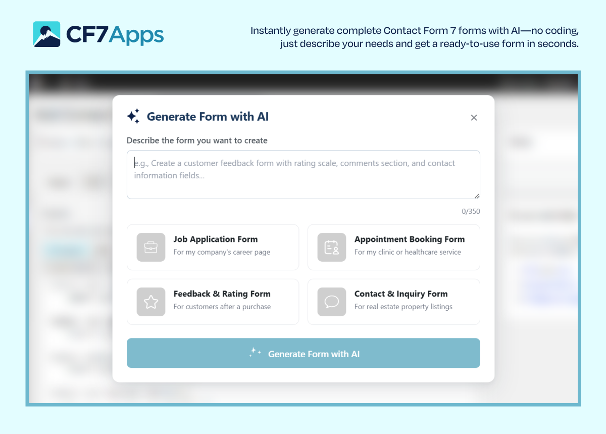 CF7 Apps – Honeypot, Database, Redirection, Webhook, and Addons for Contact Form 7