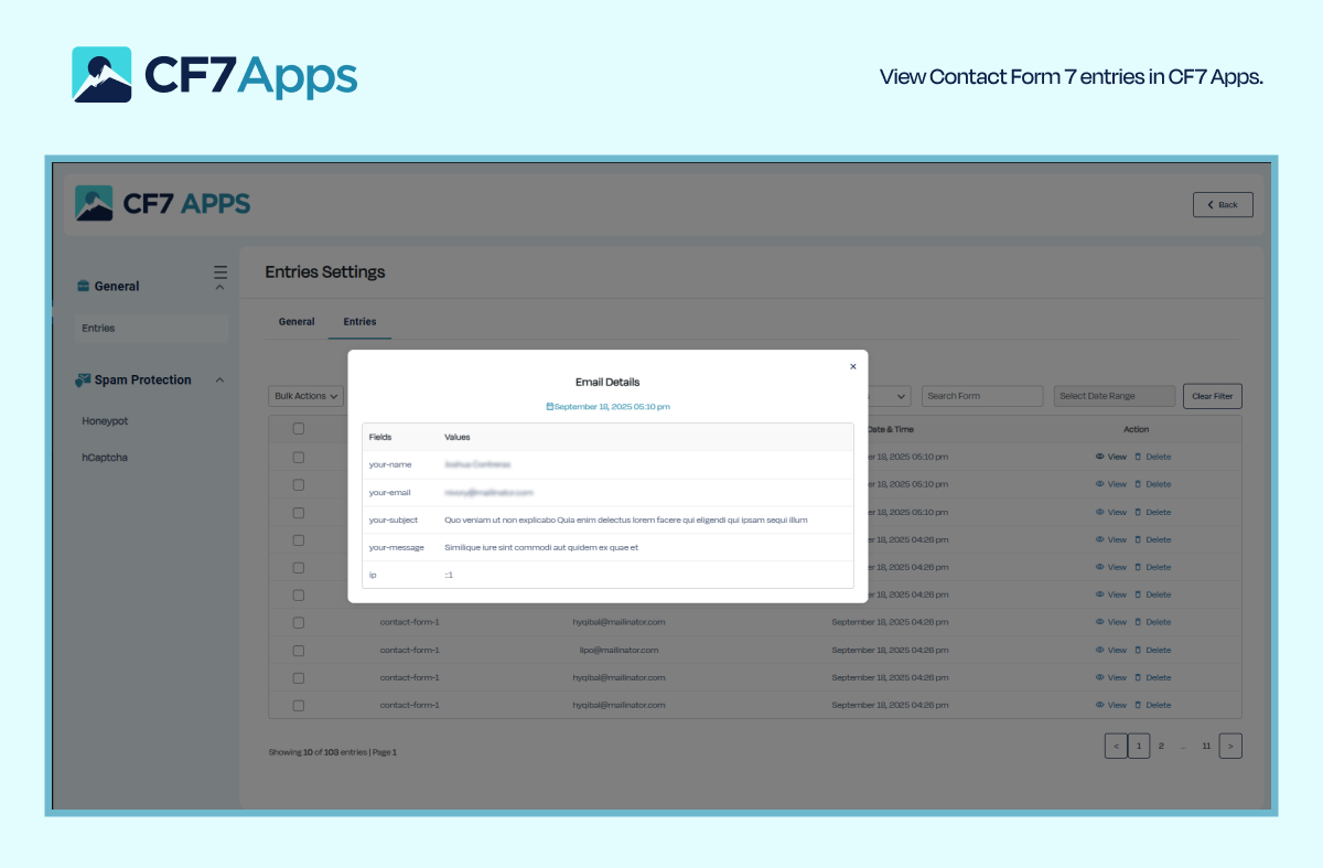 CF7 Apps – Honeypot, Database, Redirection, Webhook, and Addons for Contact Form 7