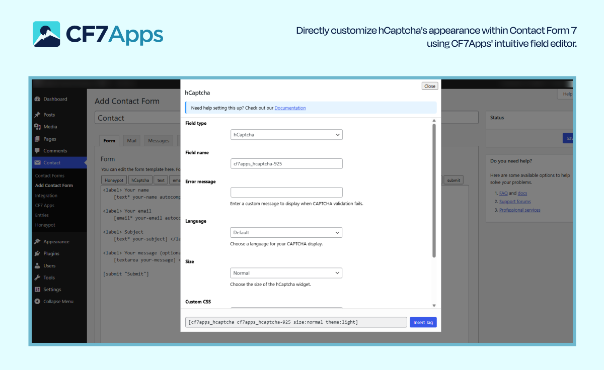 CF7 Apps – Honeypot, Database, Redirection, Webhook, and Addons for Contact Form 7