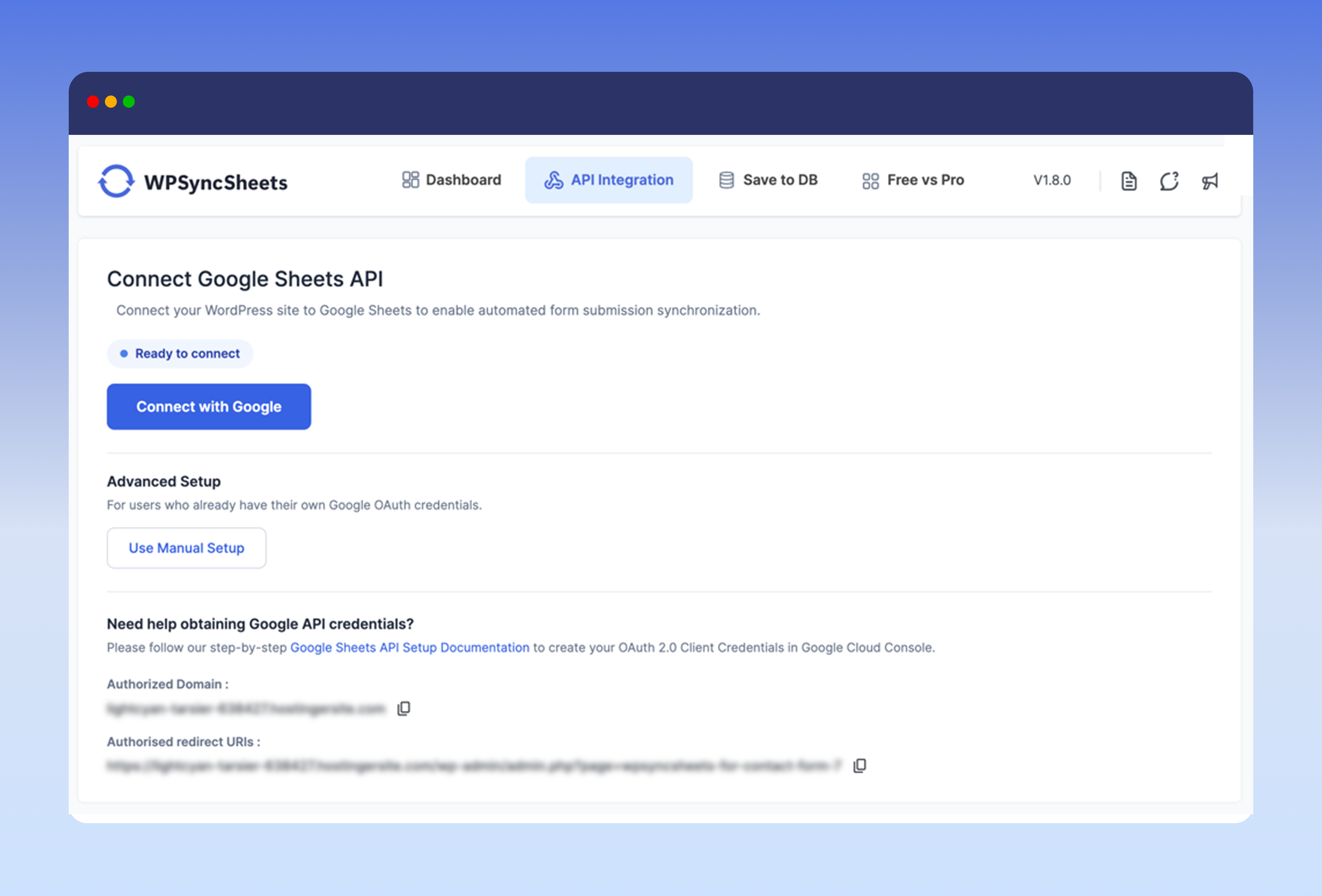 Contact Form 7(CF7) Google Sheets API settings configuration