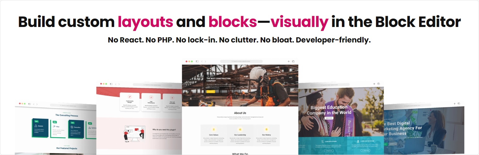 Content Blocks Builder – Create blocks, repeater blocks with carousel, grid, popup layouts
